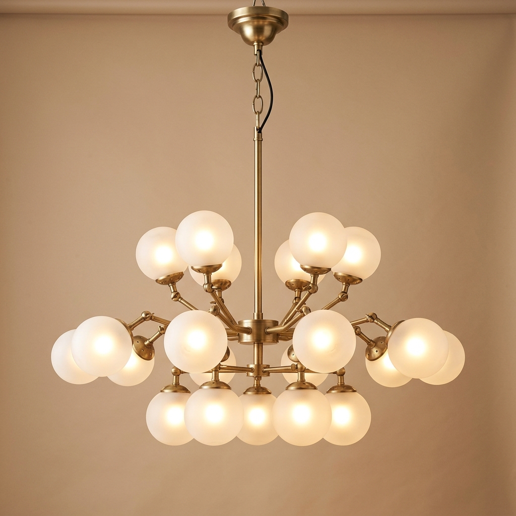 Calma Brass Floor Lamp